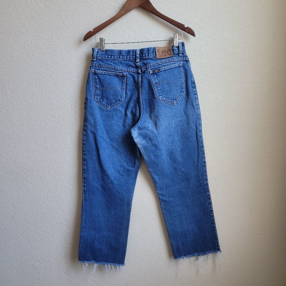 Vtg Lee Classic Mom Jeans Blue